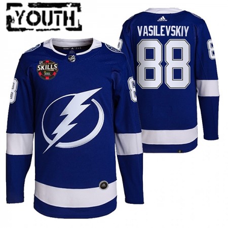 Kinder Eishockey Tampa Bay Lightning Trikot Andrei Vasilevskiy 88 2022 NHL All-Star Skills Authentic